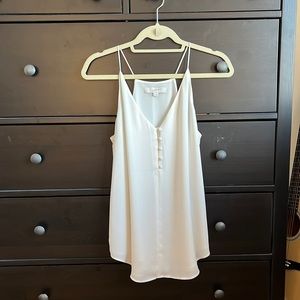 Loft size small sleeveless tank, off-white. Worn several time but in good shape